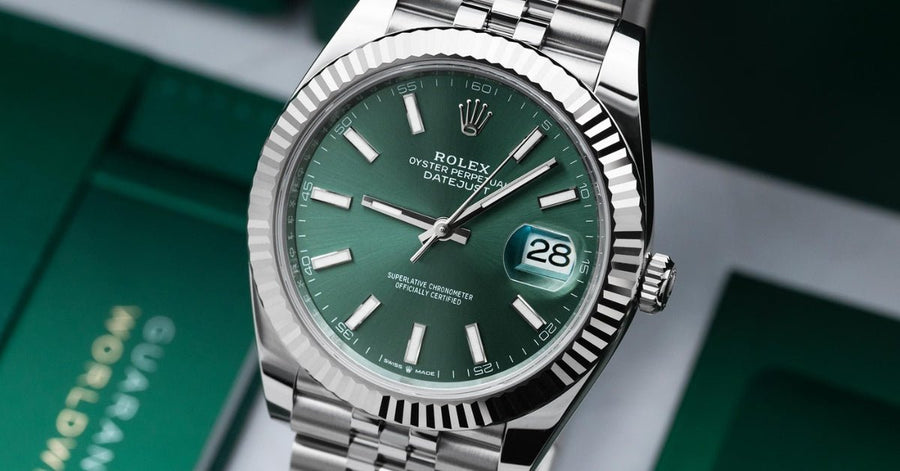 Rolex Datejust 41 Green Ombré 126334-0033 Strap Guide – Best Rubber Straps & Fit - Helvetus