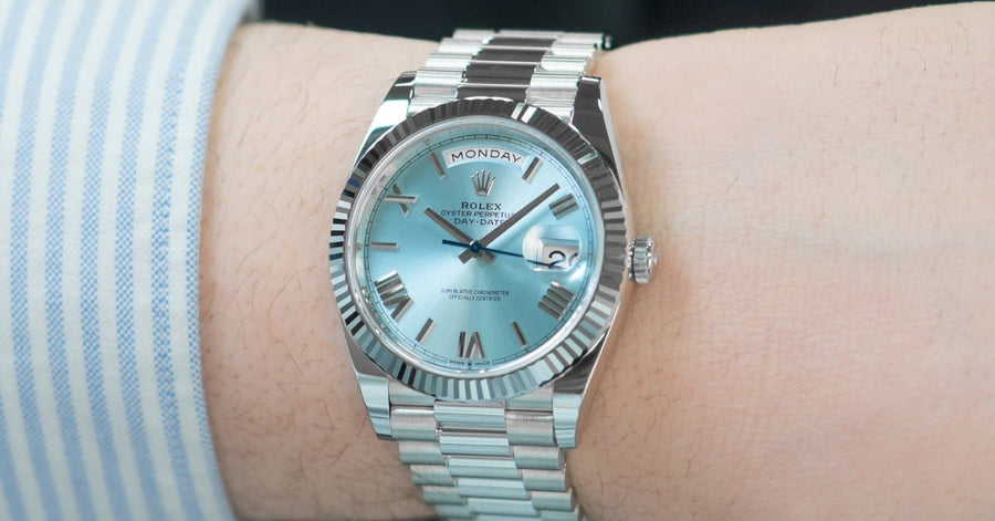 Rolex Day-Date 40 228236 Strap Guide – Best Straps for the Platinum President - Helvetus