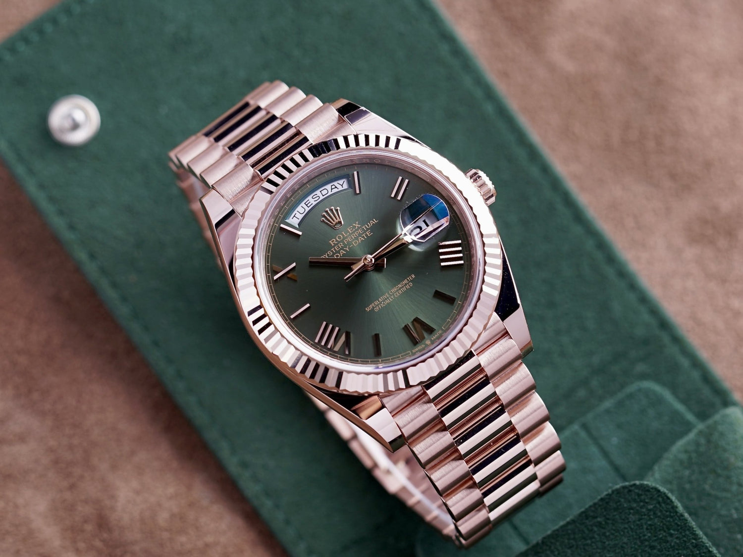 Rolex Day-Date 40 Ref. 228235 Strap Guide: Best Fits & Colors - Helvetus