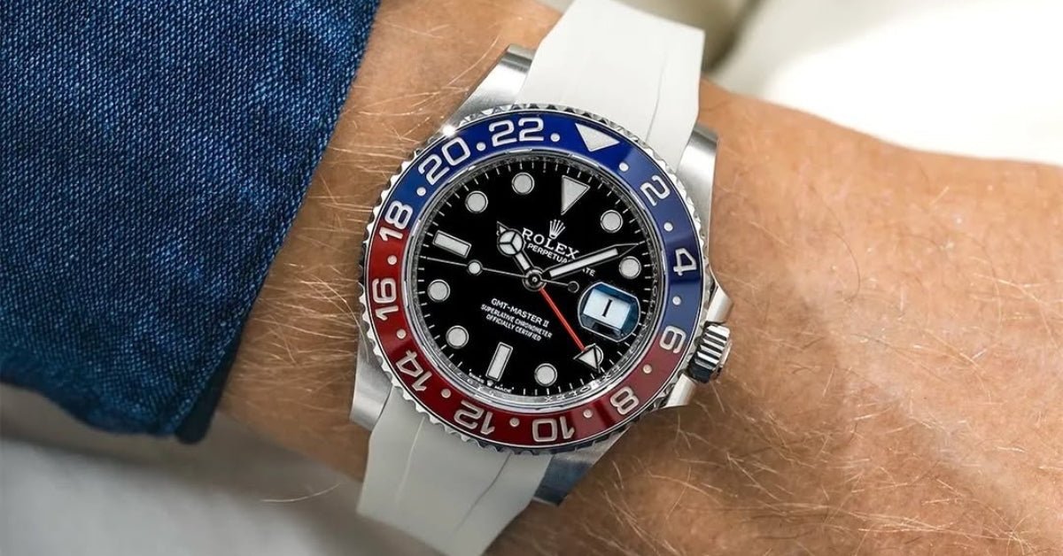 Rolex GMT-Master II 126710BLRO Pepsi Strap Guide and Best Strap Picks - Helvetus