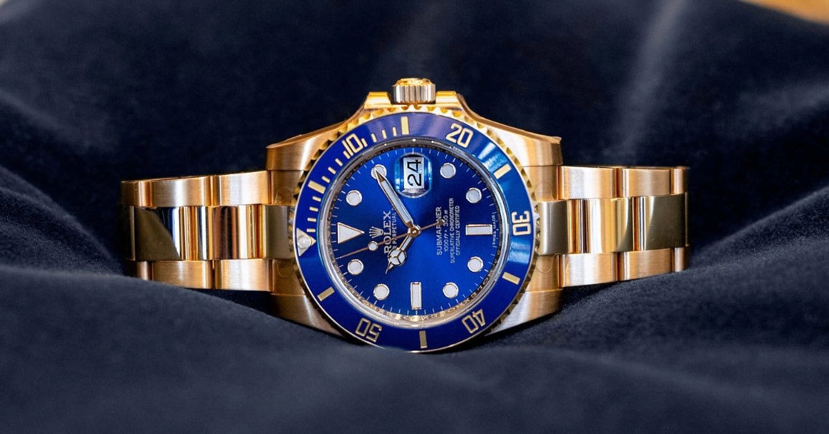 Rolex Submariner 116618LB Strap Guide: Best Rubber Straps for the Gold Blue Sub - Helvetus