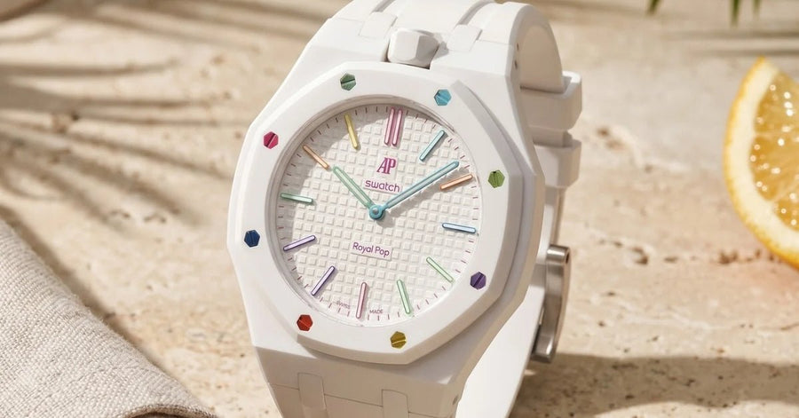 Royal Pop Huit Blanc Strap Guide — Best Straps for the AP × Swatch Royal Pop SSX03W100N - Helvetus