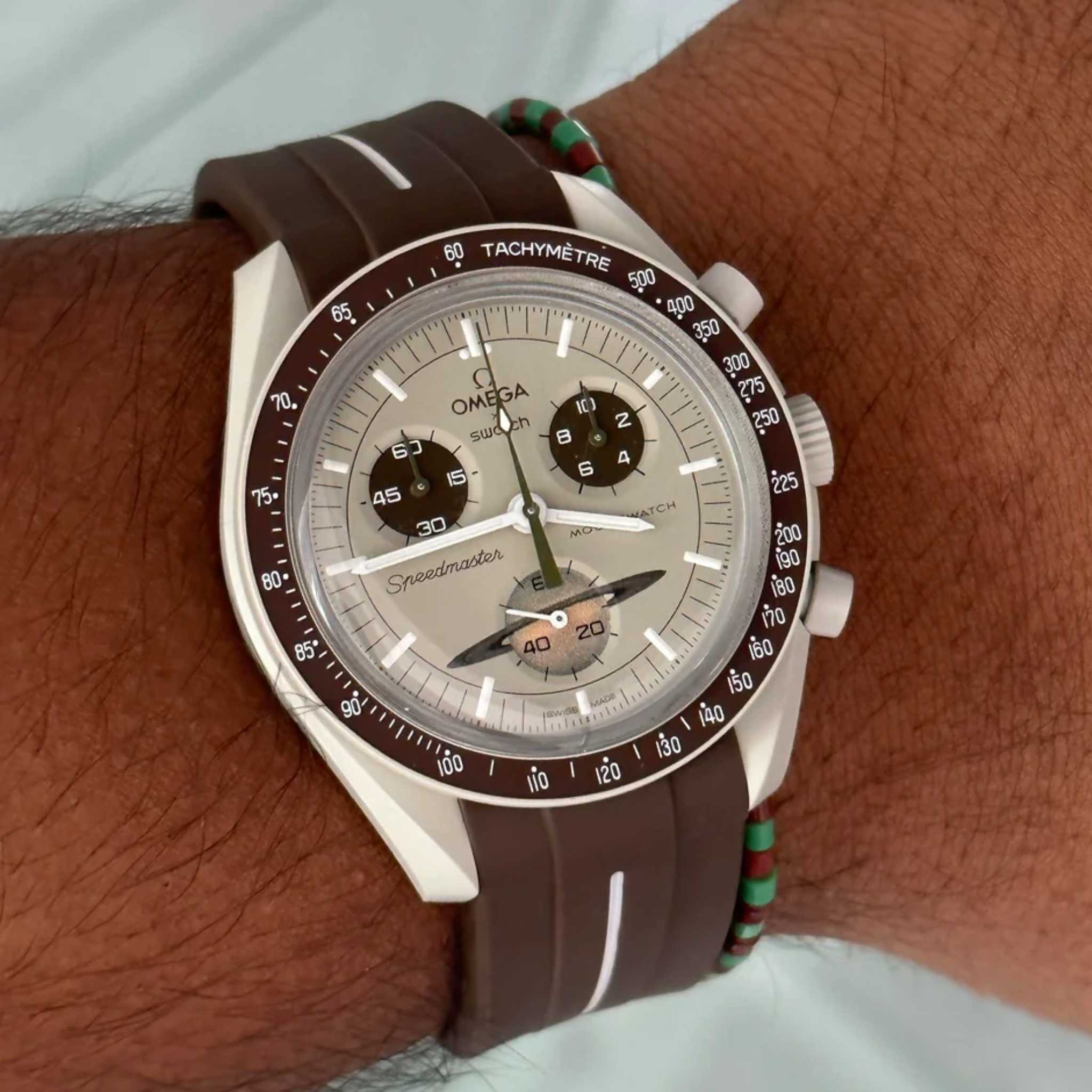 Straps for Mission to Saturn - MoonSwatch - Helvetus