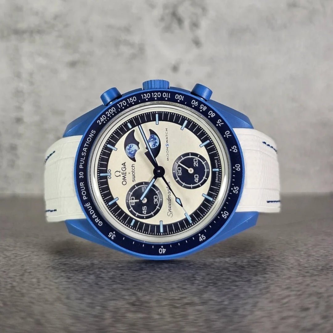 Straps for Mission To Earthphase Moonshine Gold - MoonSwatch - Helvetus