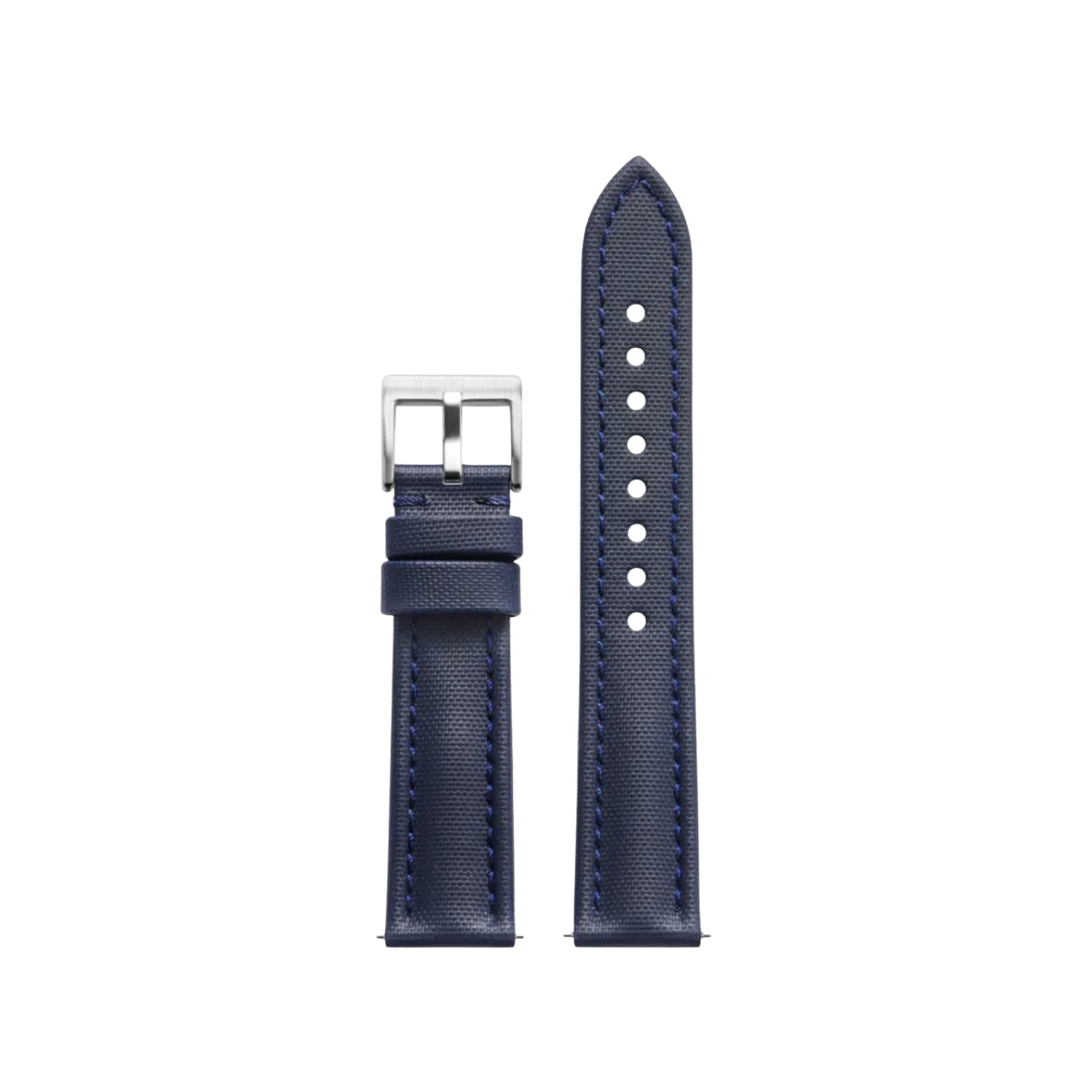 Sailcloth FKM Rubber Watch Strap – Navy Blue – MarinerTex™ by Helvetus®