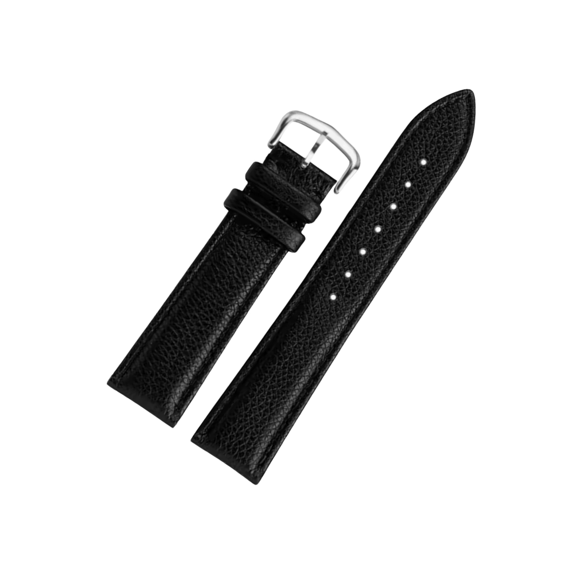 Leather Strap - For Cartier Tank Solo - Black - Helvetus