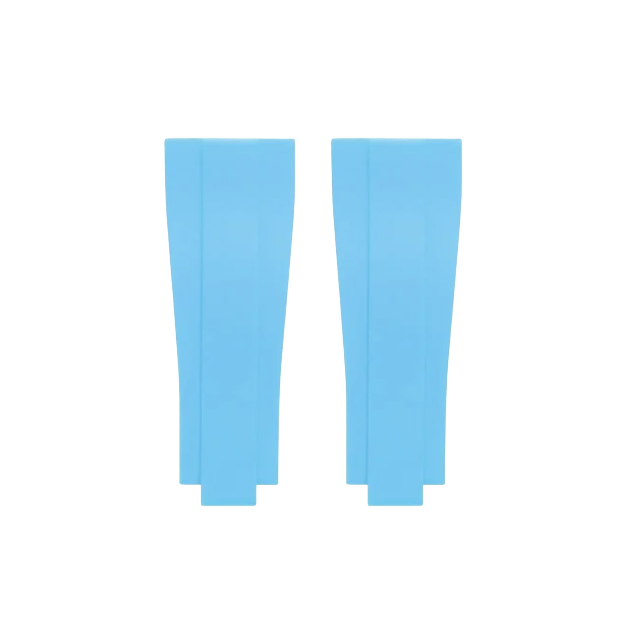 Light Blue FKM Rubber Strap for Rolex Oysterflex – Daytona, Yacht-Master & Sky-Dweller - Helvetus