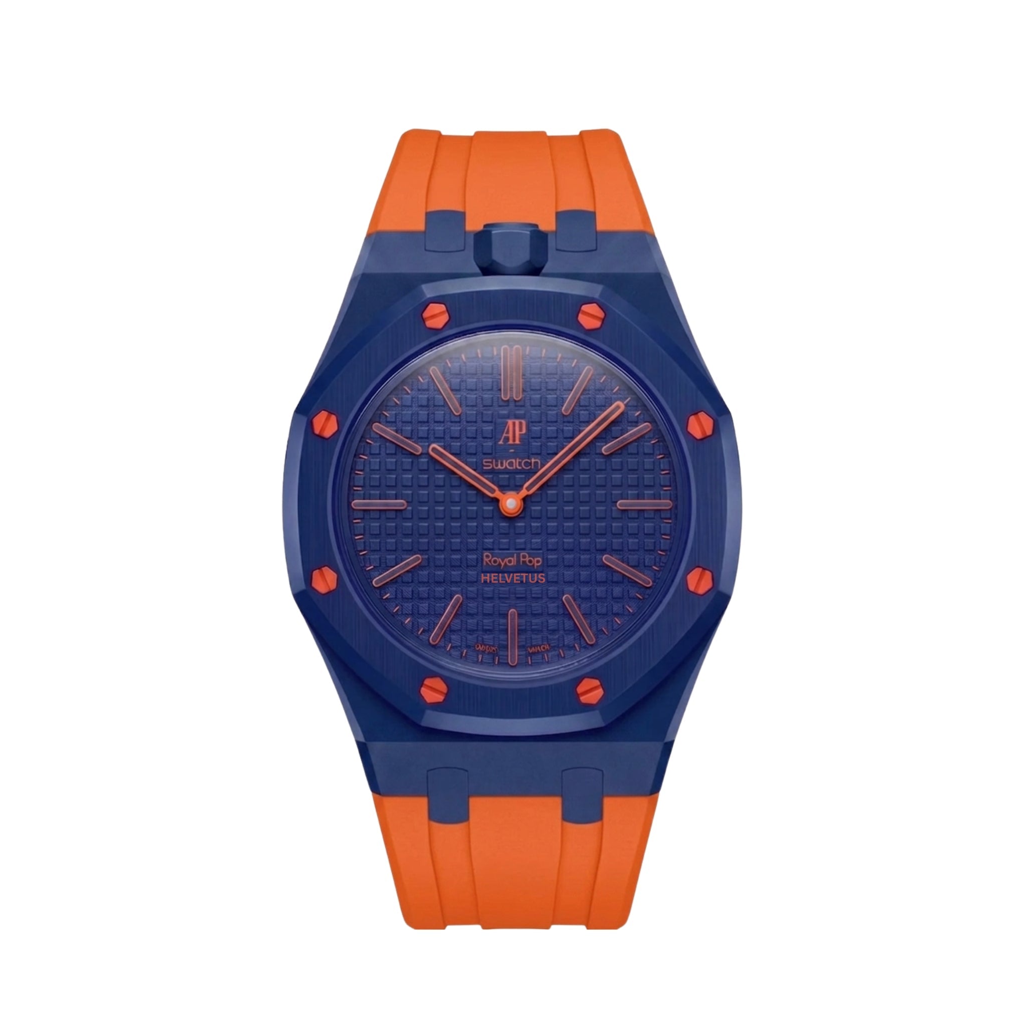 Royal Pop Wrist Strap & Case — For Orenji Hachi (Lépine, Crown at 12) - Helvetus