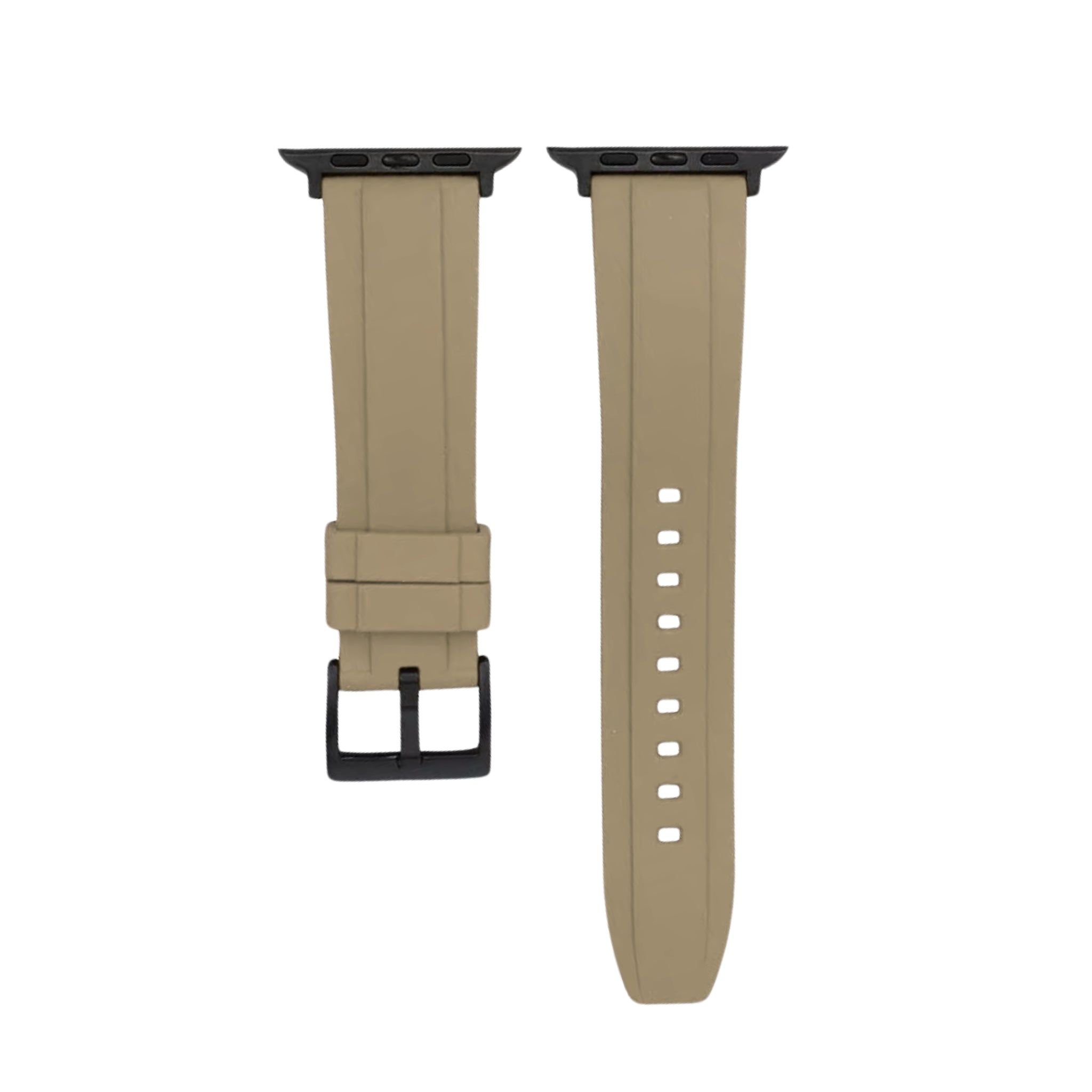 Rubber Strap - For all Apple Watch Models - Beige - Helvetus