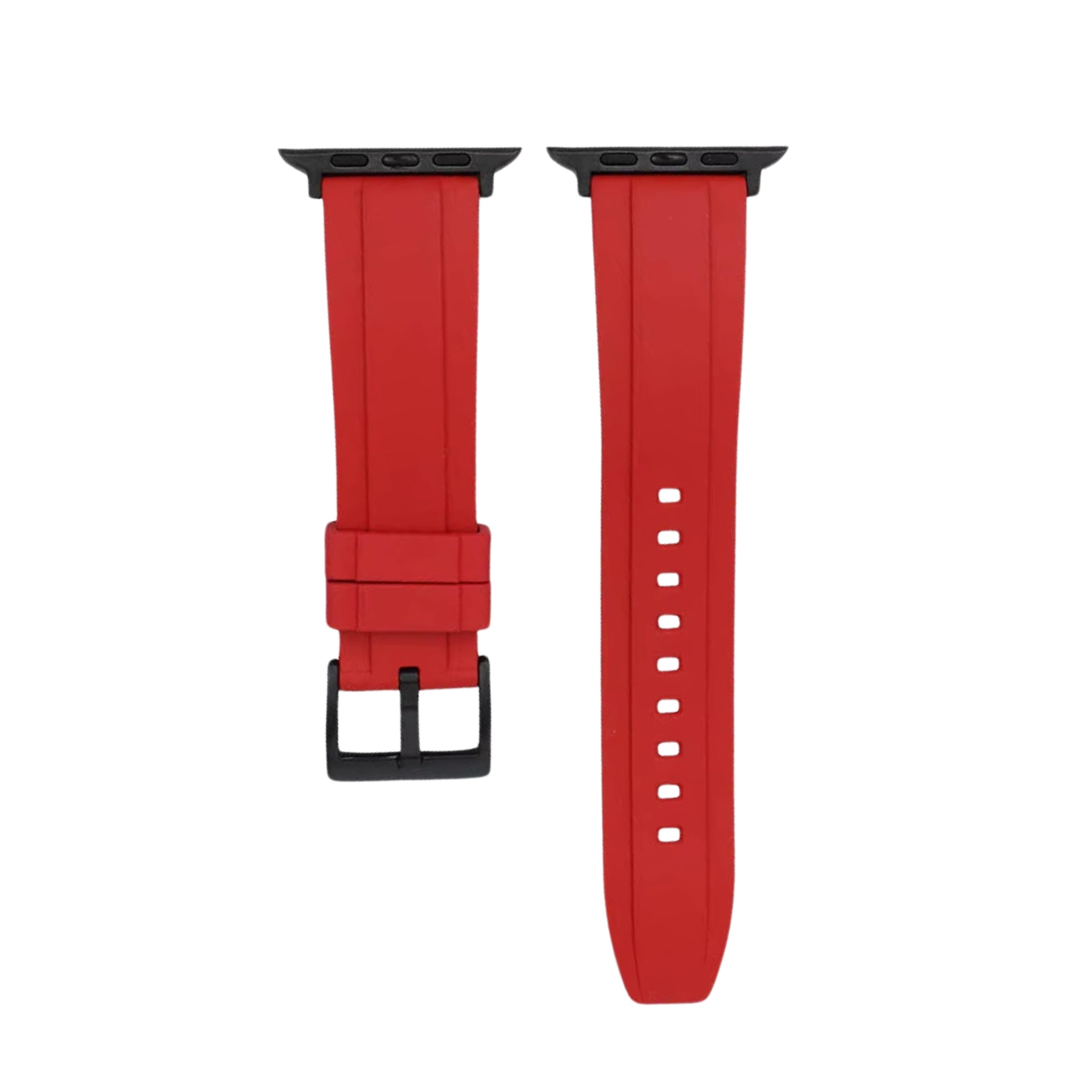 Rubber Strap - For all Apple Watch Models - Red - Helvetus