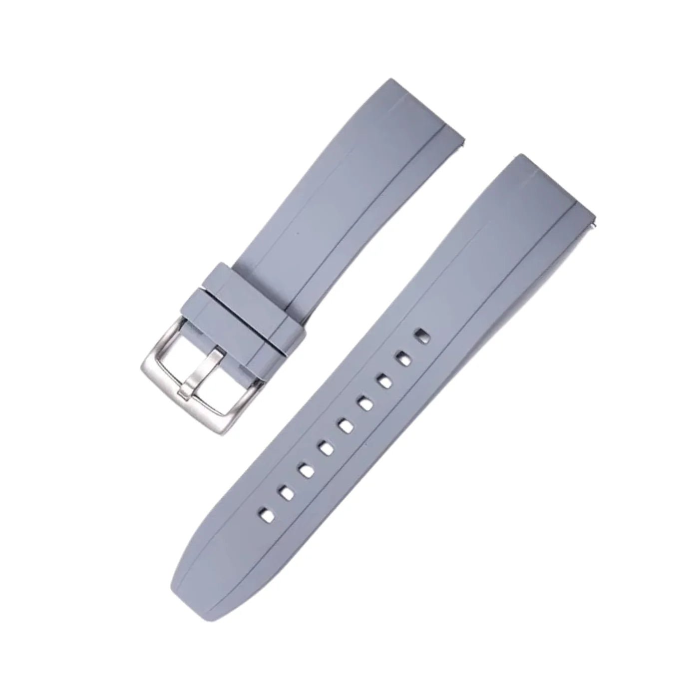 Rubber Strap - For all Breitling Navitimer Models - Grey - Helvetus