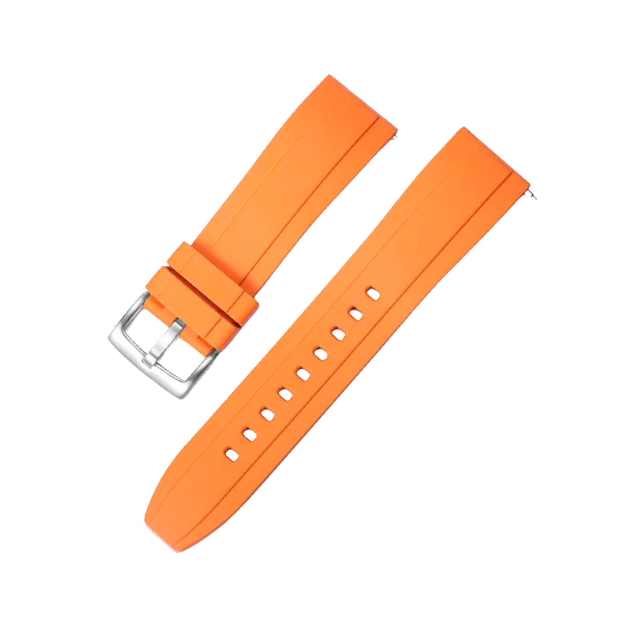 Rubber Strap - For all Breitling Superocean Models - Orange - Helvetus