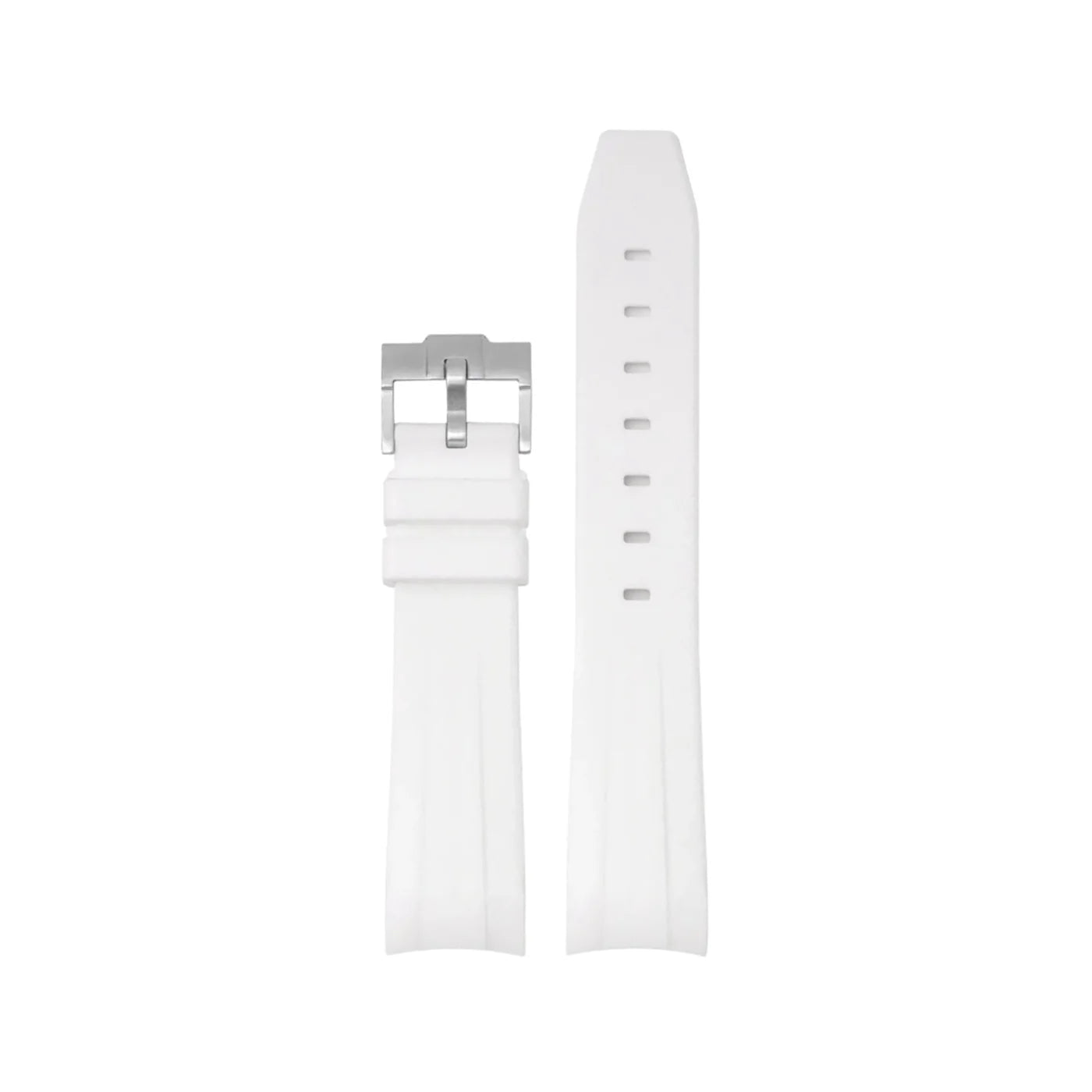 Rubber Strap – For Hamilton Khaki Field (38mm/40mm/42mm) - White - Helvetus