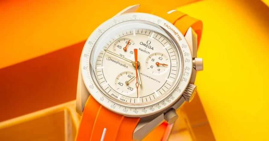 Omega X Swatch MoonSwatch Mission to Jupiter Strap Guide – Best Rubber Straps & Fit - Helvetus