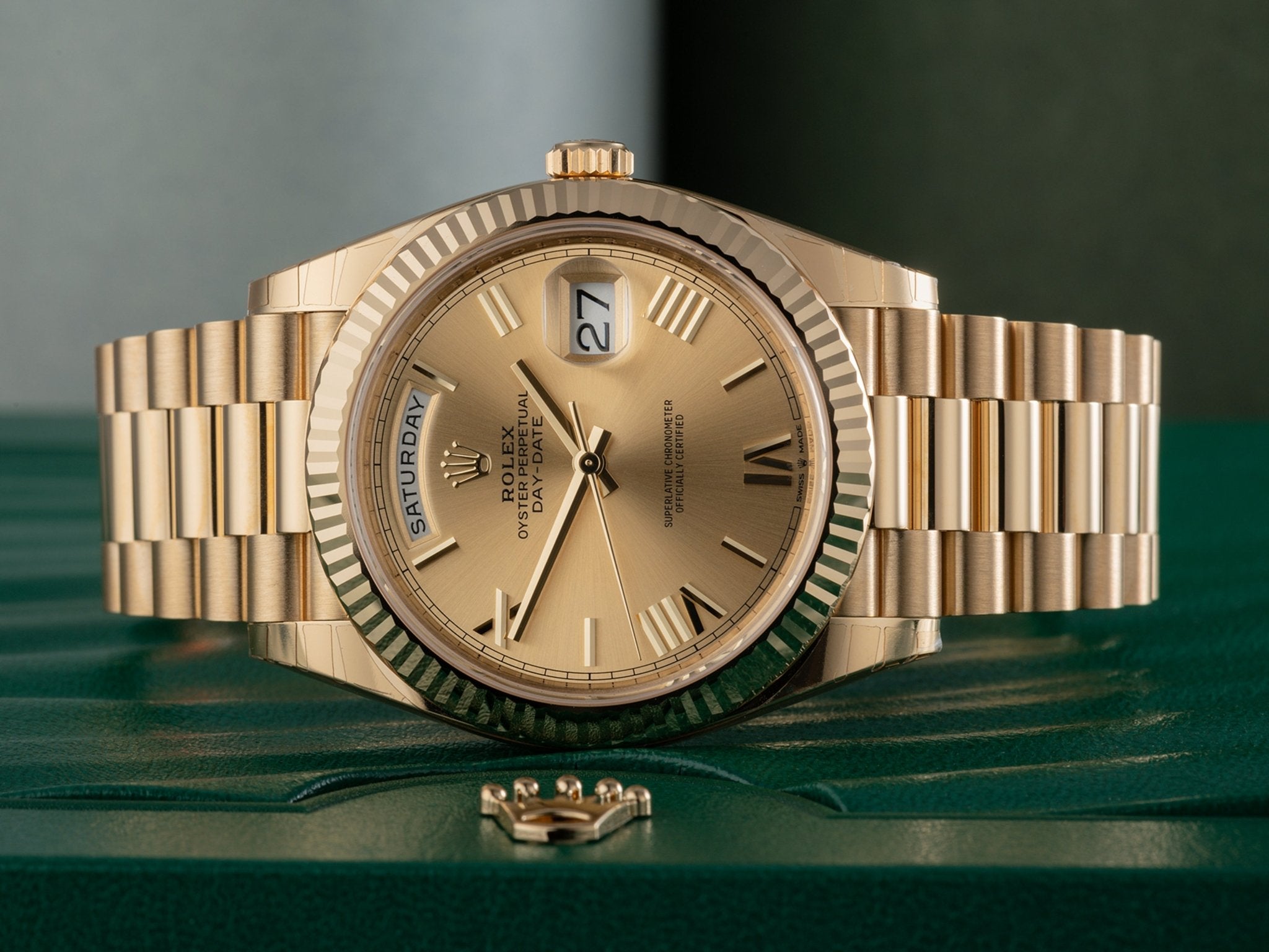 Rolex Day-Date 40 (228238) Rubber Strap Guide | Helvetus®