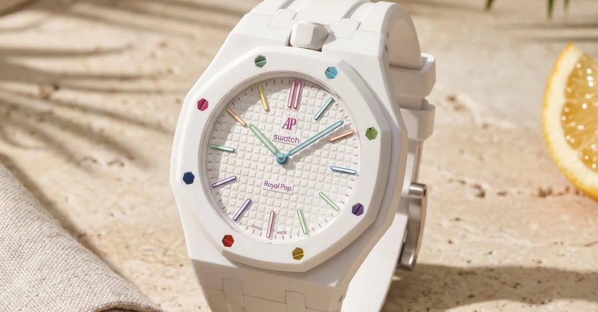 Royal Pop Huit Blanc Strap Guide — Best Straps for the AP × Swatch Royal Pop SSX03W100N - Helvetus
