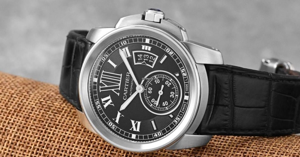 Cartier Calibre W7100041 Strap Guide – 24mm Rubber & Leather