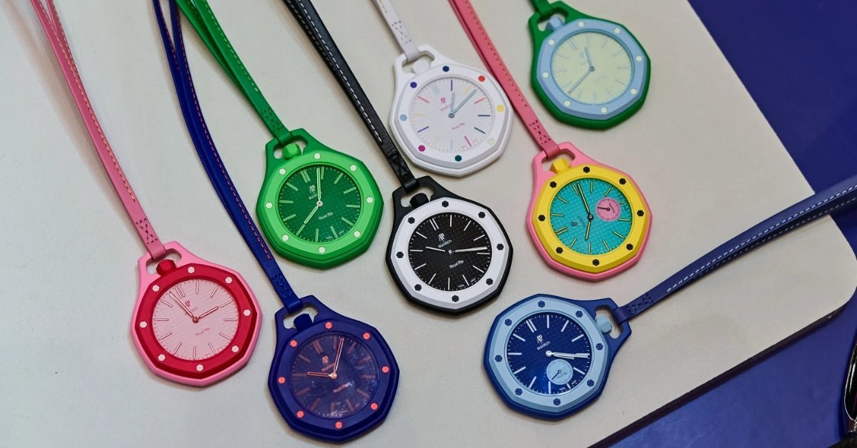 Royal Pop Revealed AP X Swatch Pocket Watch Guide Helvetus Royal Pop Revealed AP X Swatch Pocket Watch Guide Helvetus