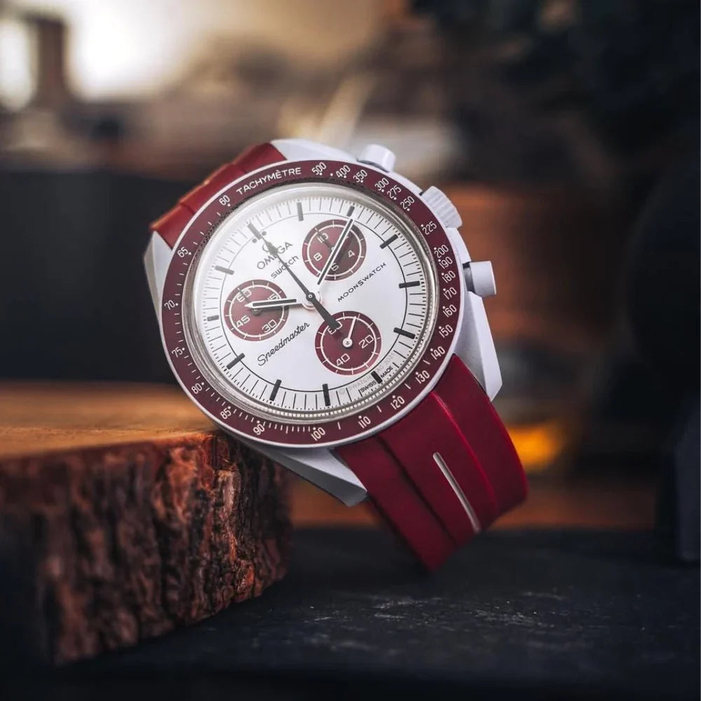 OMEGA×SwatchSpeedmaster PLUTO 替えベルト付き Straps for Mission to Pluto - MoonSwatch - Helvetus® Switzerland