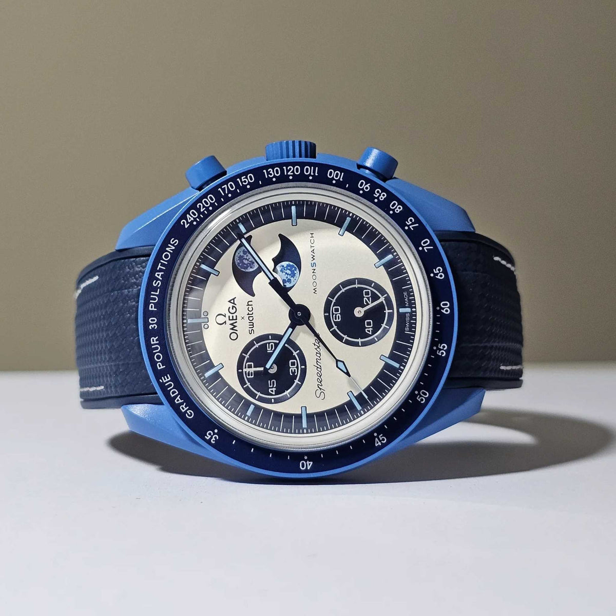 Straps for Mission to the Super Blue Moonphase - MoonSwatch 