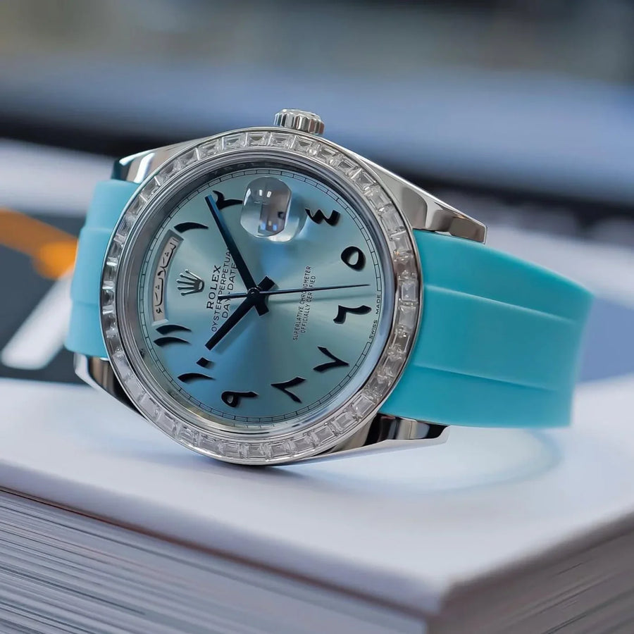 Premium Rubber Strap for Rolex Day-Date 40mm - Helvetus