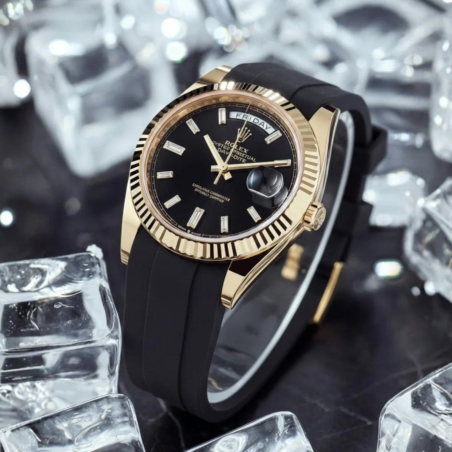Premium Rubber Straps for Rolex Day-Date 36mm - Helvetus