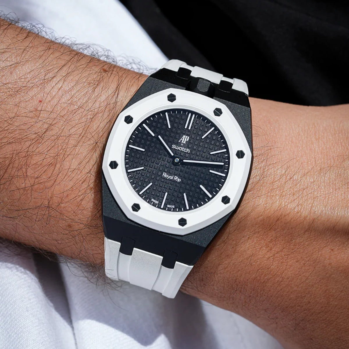 Correa de muñeca y estuche Royal Pop para AP × Swatch | Helvetus®