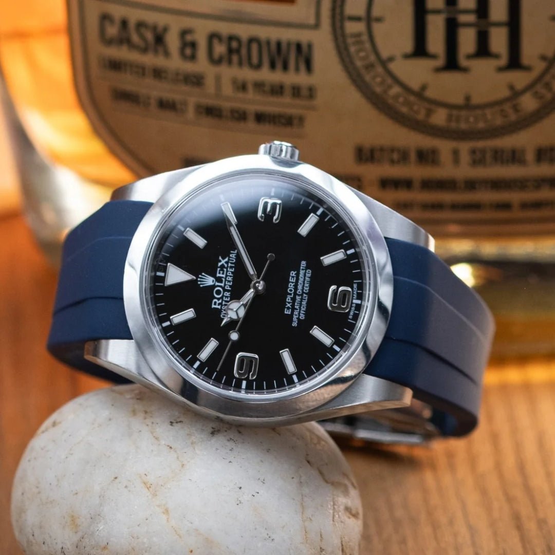 Rubber straps for Rolex Explorer I - Helvetus® Switzerland