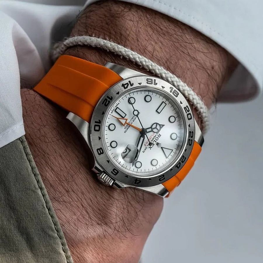 Rubber Straps for Rolex Explorer II - Helvetus