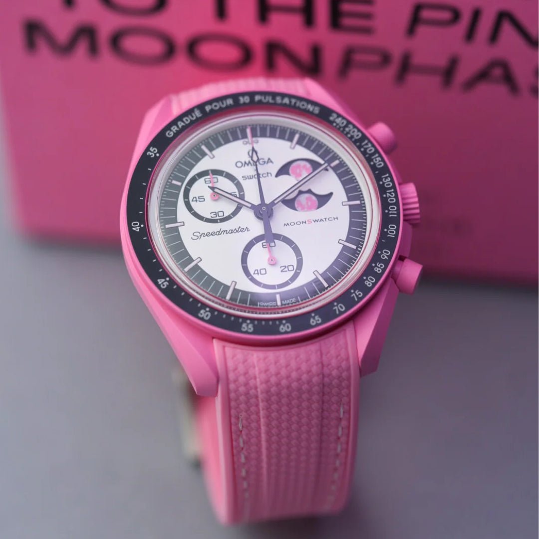 Mission to The Pink Moonphase Strap - Helvetus®