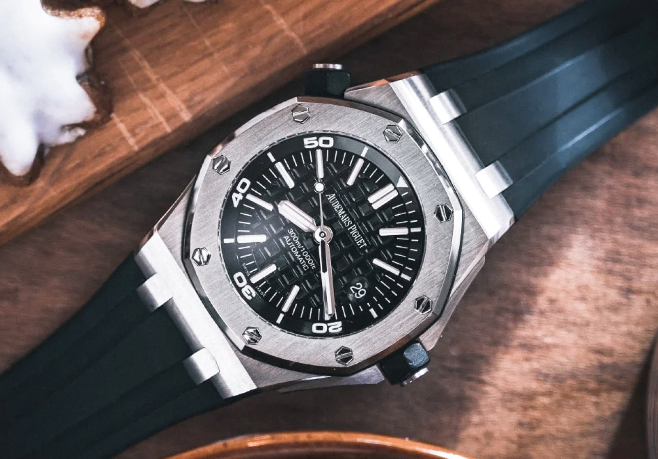 Audemars Piguet Royal Oak 41mm Pink Strap | Helvetus®