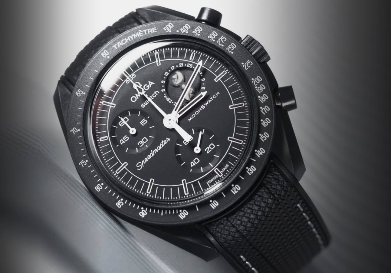 OMEGA×SwatchSpeedmaster PLUTO 替えベルト付き Strap for Mission to Pluto Moonswatch in Red - Helvetus® Switzerland