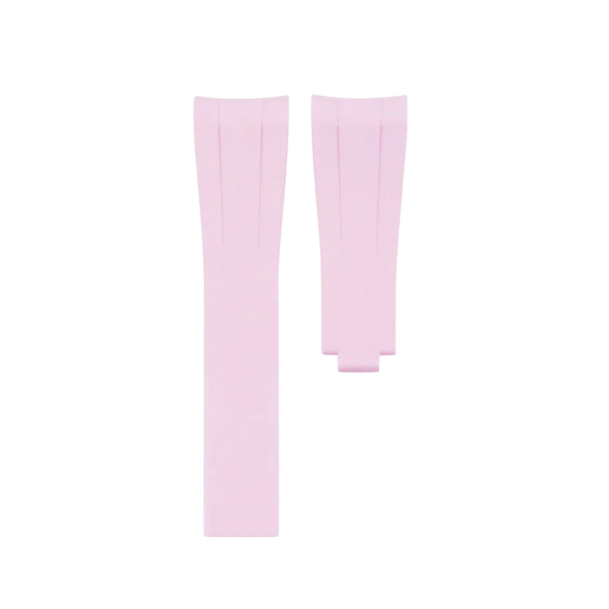 Deployant Rubber Strap - For Rolex Oyster Perpetual 36mm - Pink