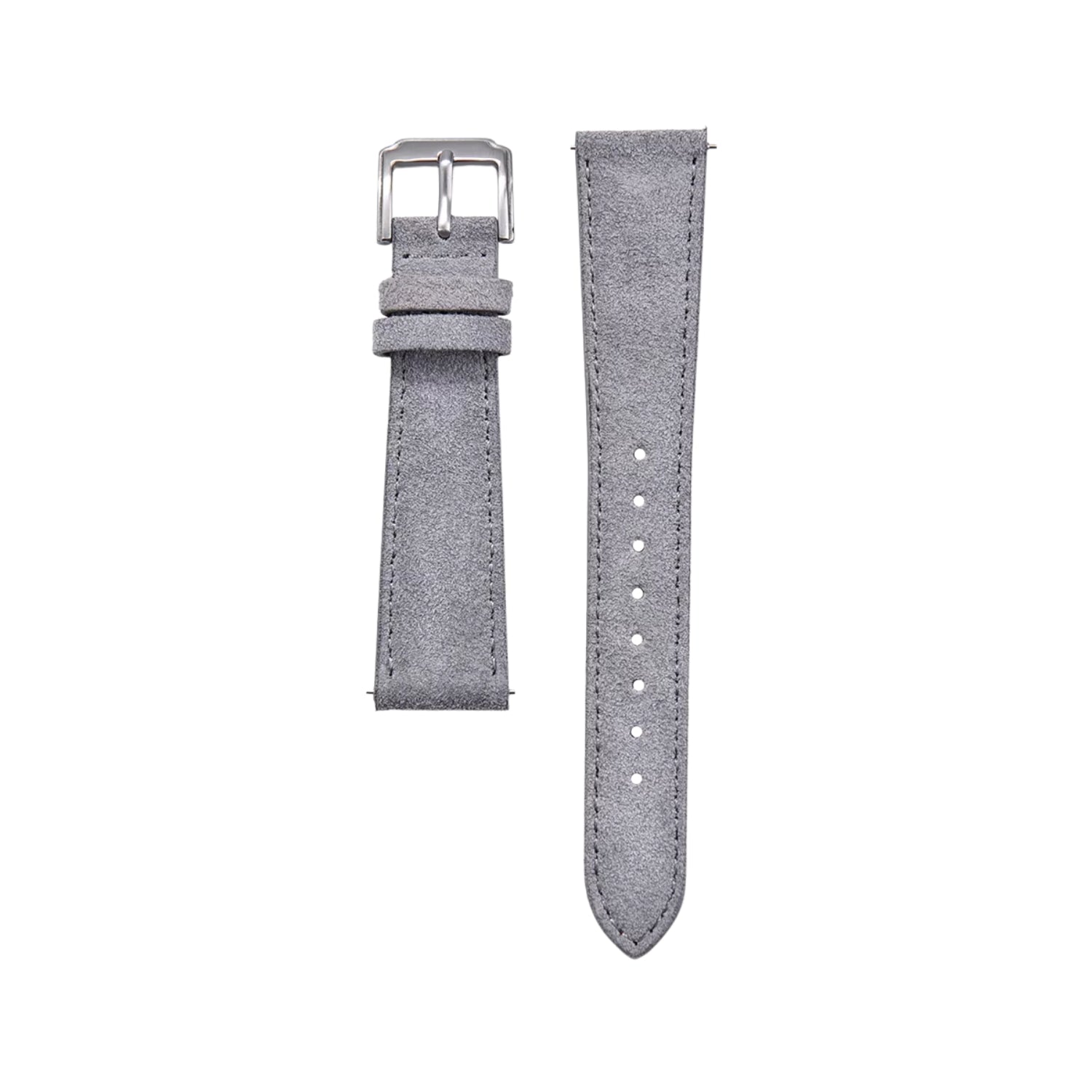 Suede Leather Watch Strap – Grey – Helvetus®