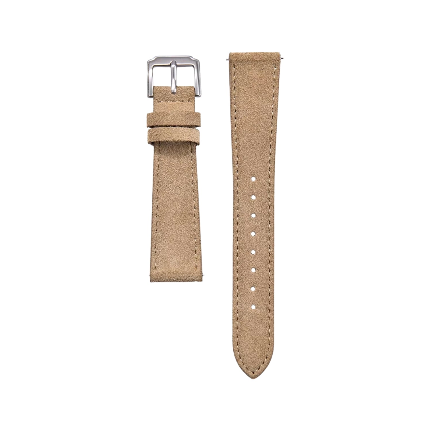 Suede Leather Watch Strap – Beige – Helvetus®