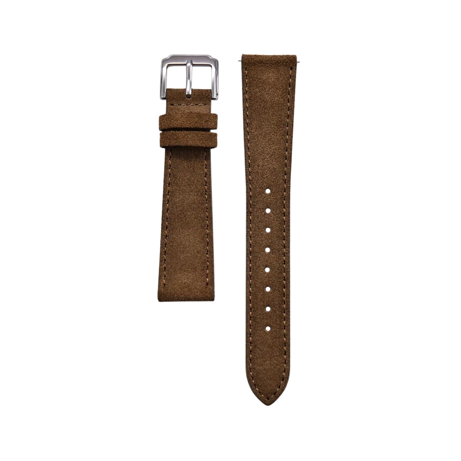 Suede Leather Watch Strap – Brown – Helvetus®
