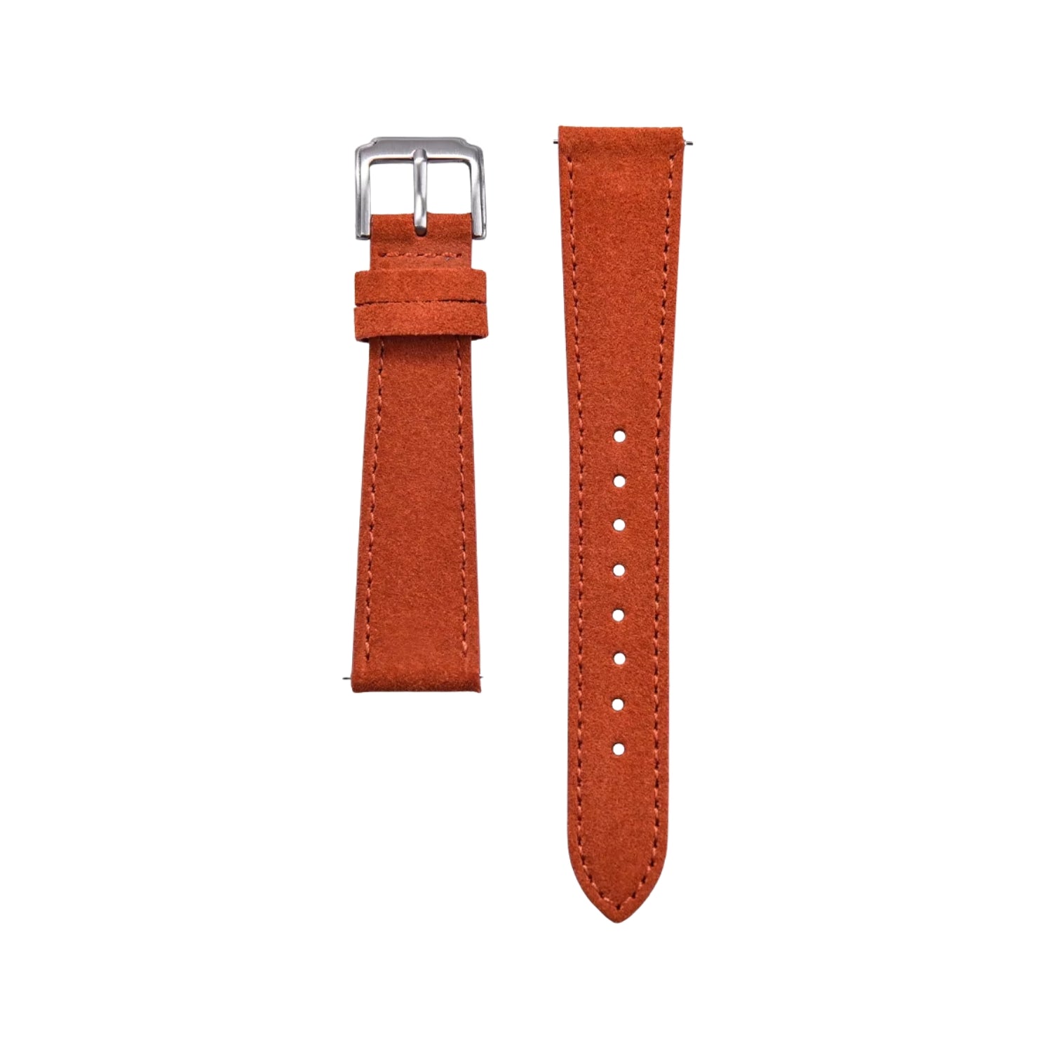 Suede Leather Watch Strap – Orange – Helvetus®