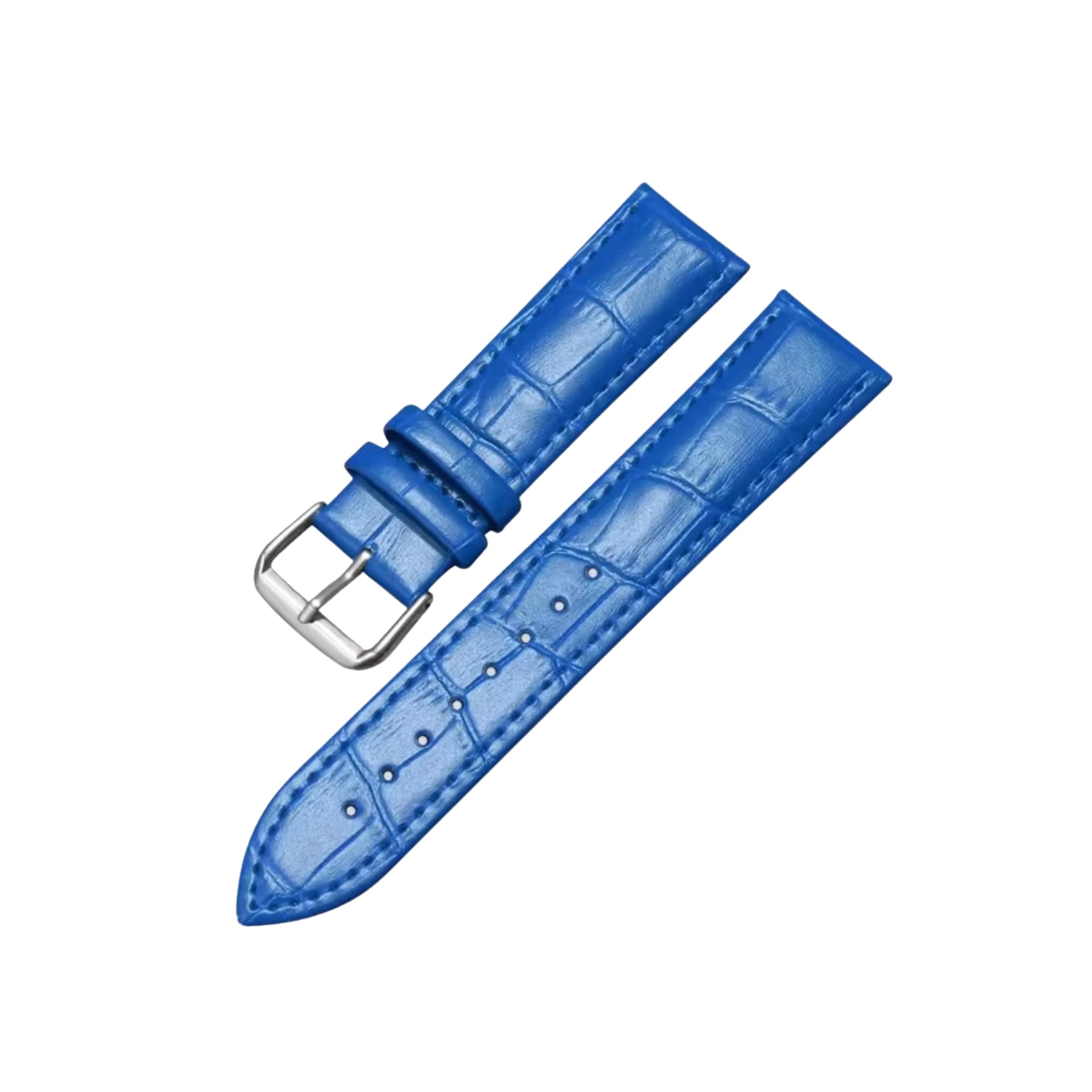 Alligator Leather Strap - Light Blue - Alligator Pattern - Helvetus