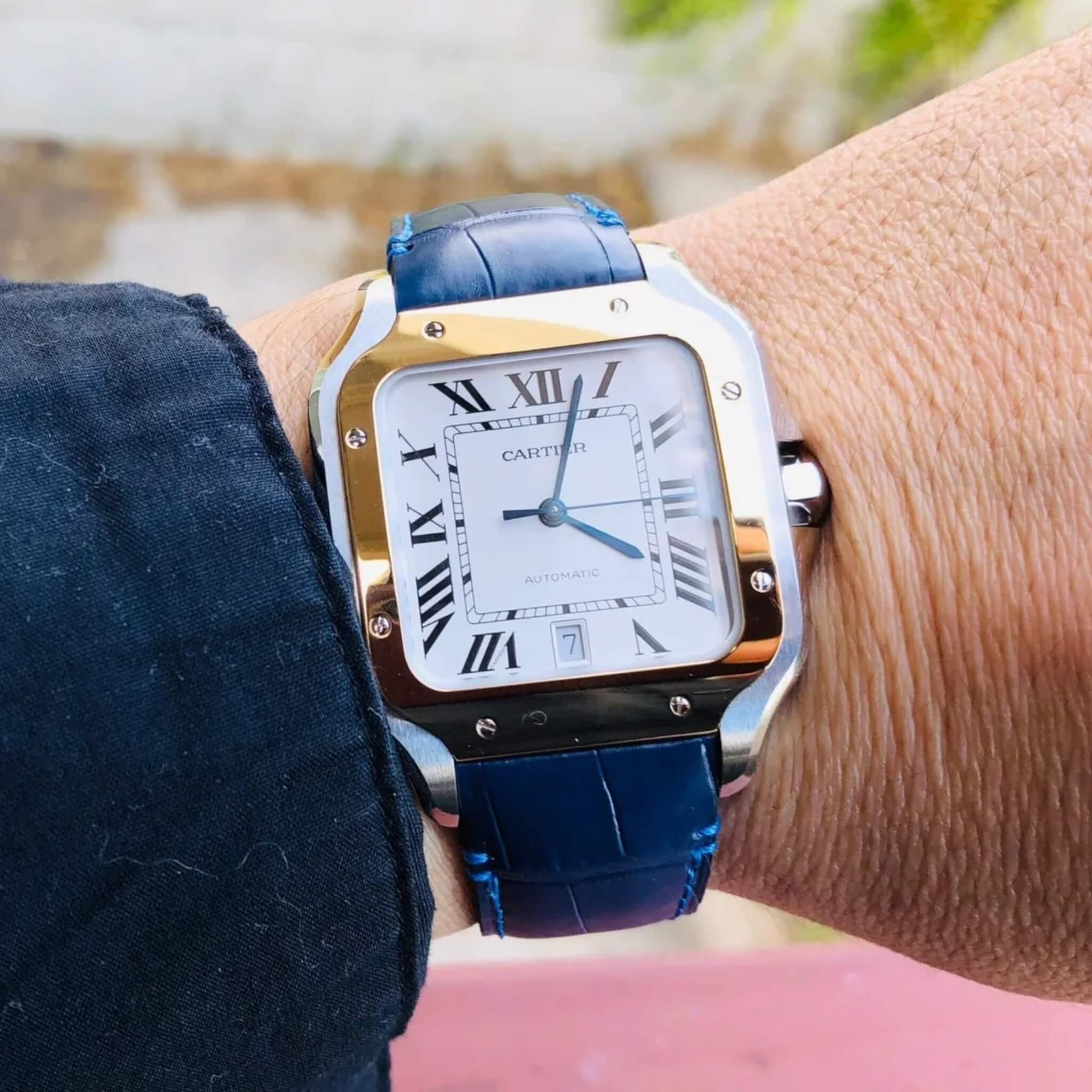 Strap for Cartier Ballon Bleu in Pink - Helvetus® Switzerland