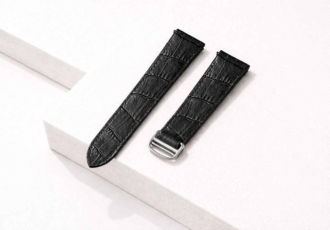 Black Nylon Strap for Cartier Roadster – Quick Release Fit | Helvetus®