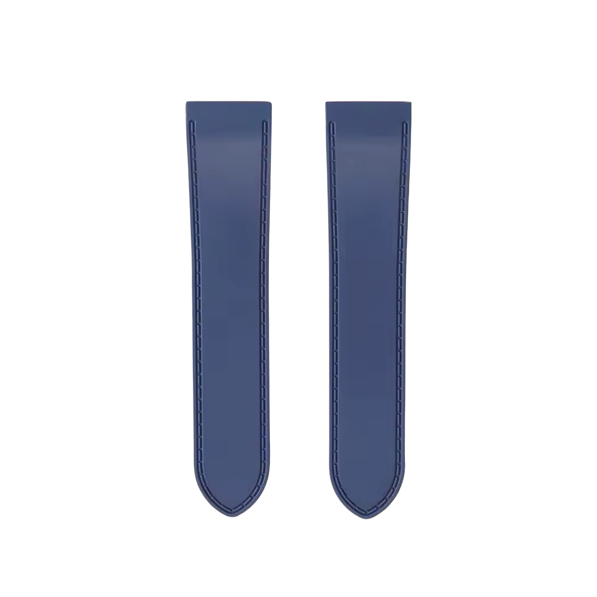 Cartier Santos 100 Rubber Strap - Navy Blue - Helvetus
