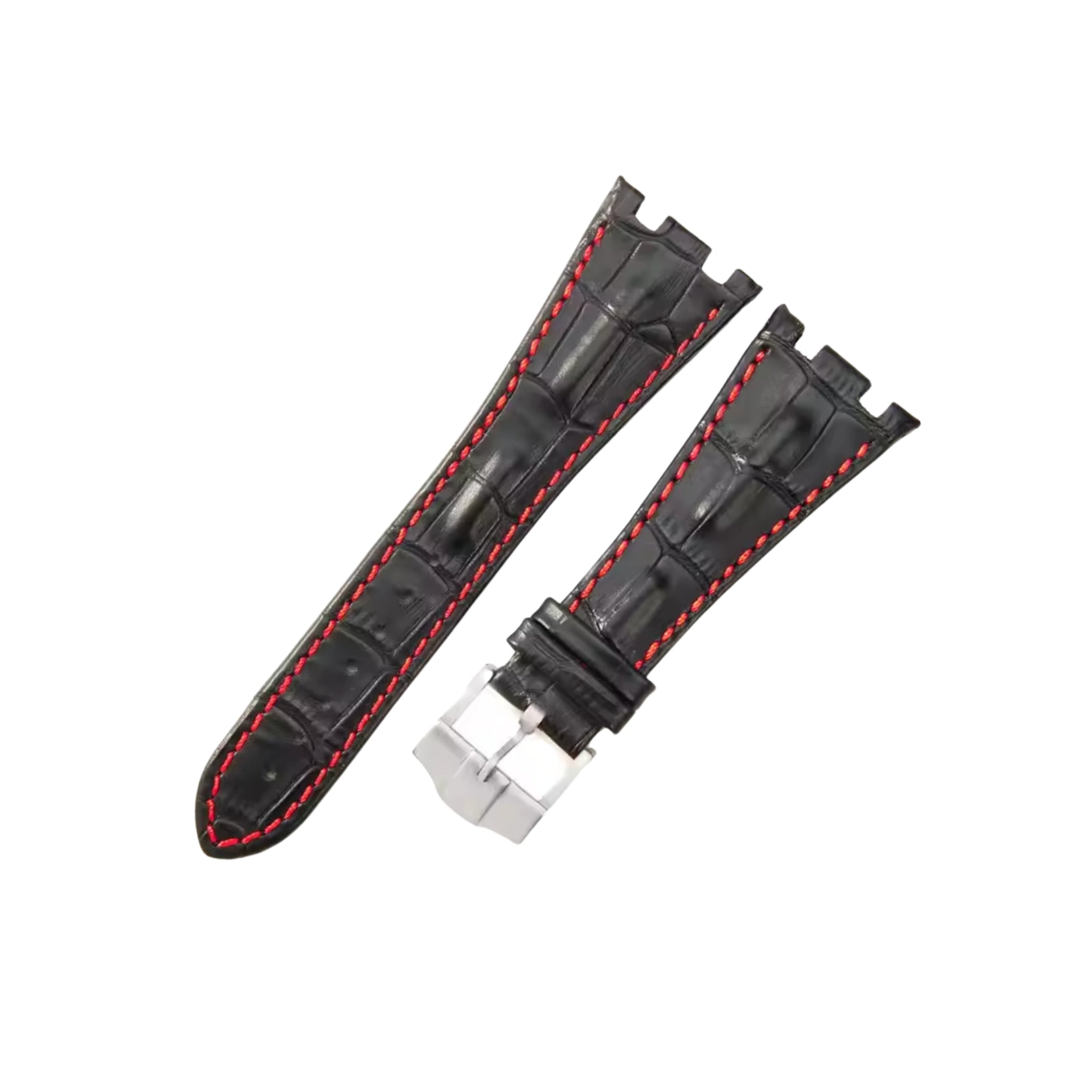 Crocodile Strap - For all AP Offshore Diver - Black - Helvetus