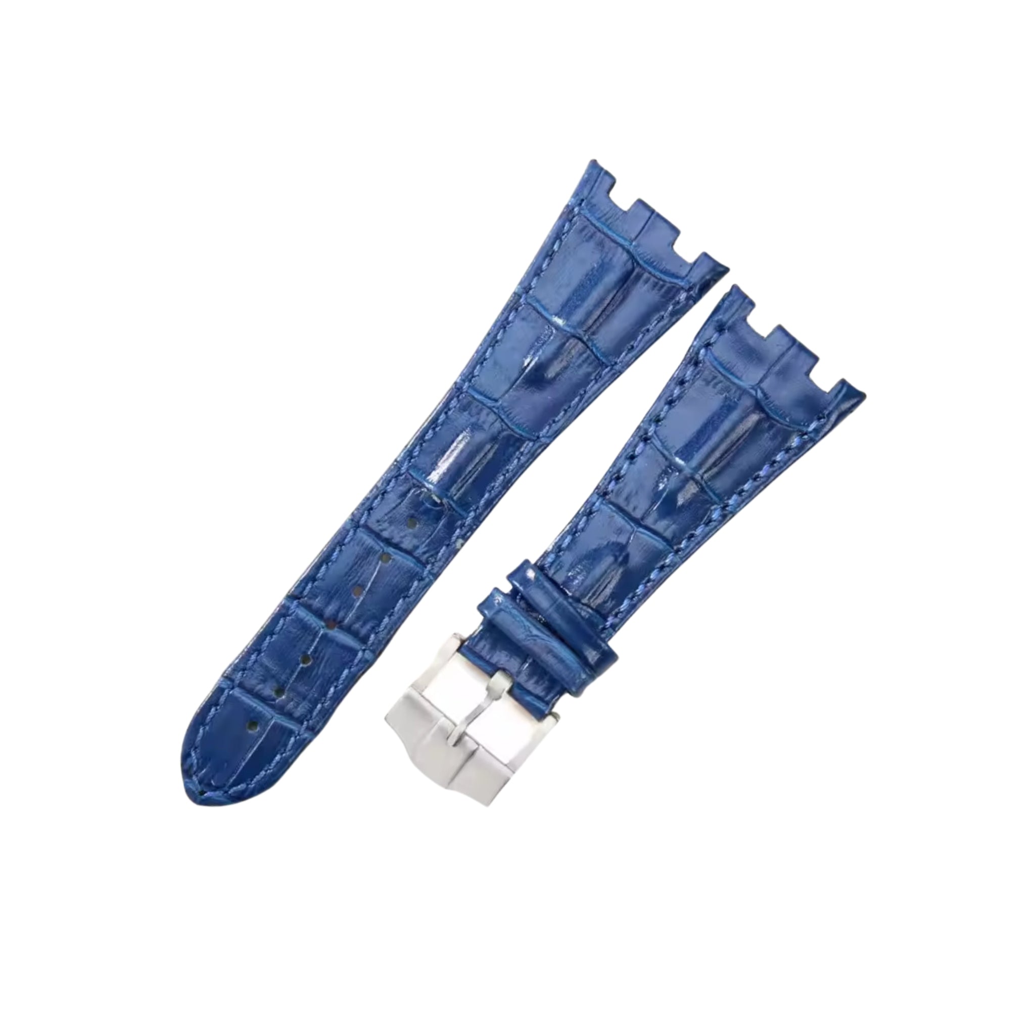 Crocodile Strap - For all AP Offshore Diver - Blue - Helvetus