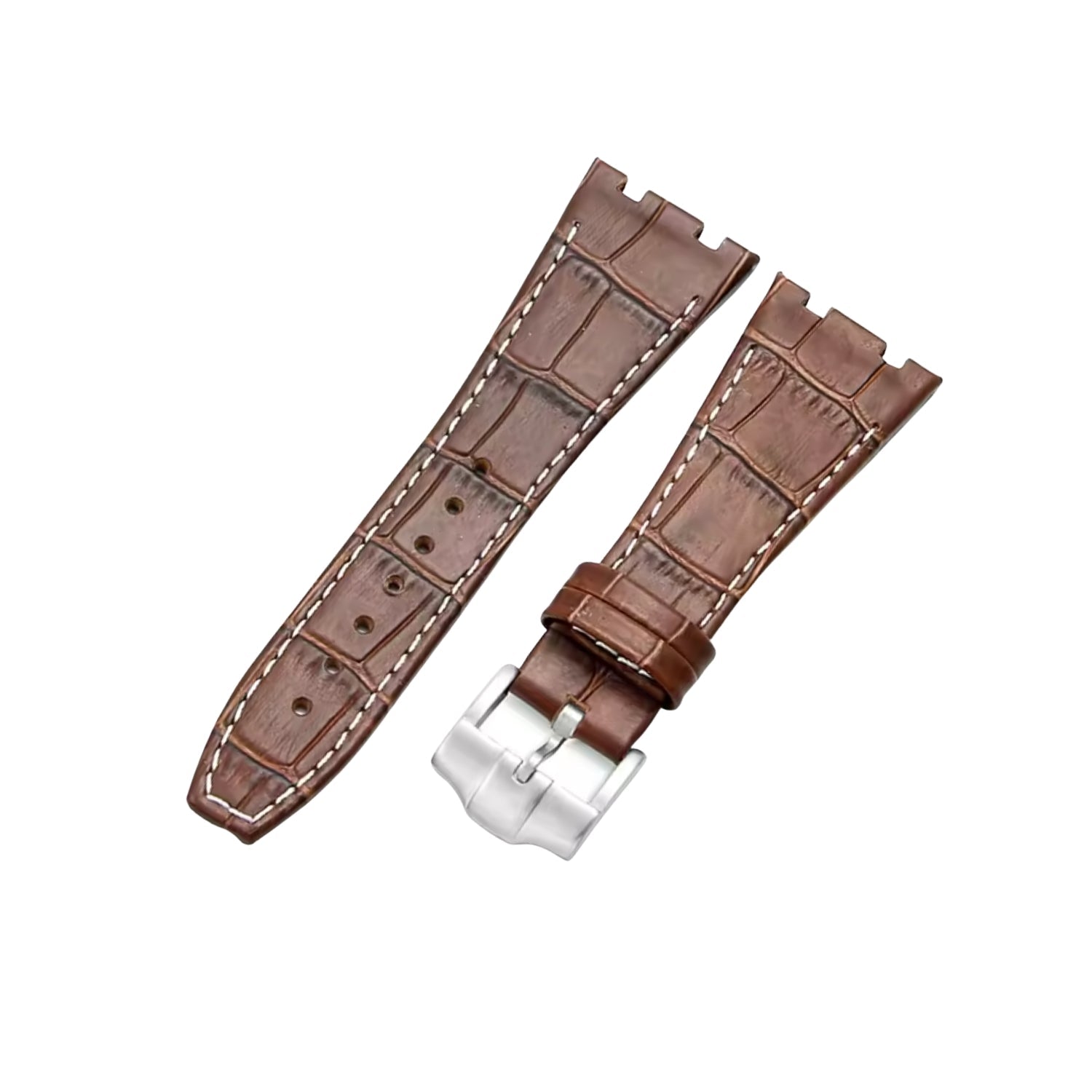 Audemars Piguet クロコダイルレザーベルト Brown Crocodile Leather Strap for Audemars Piguet Royal Oak 41mm