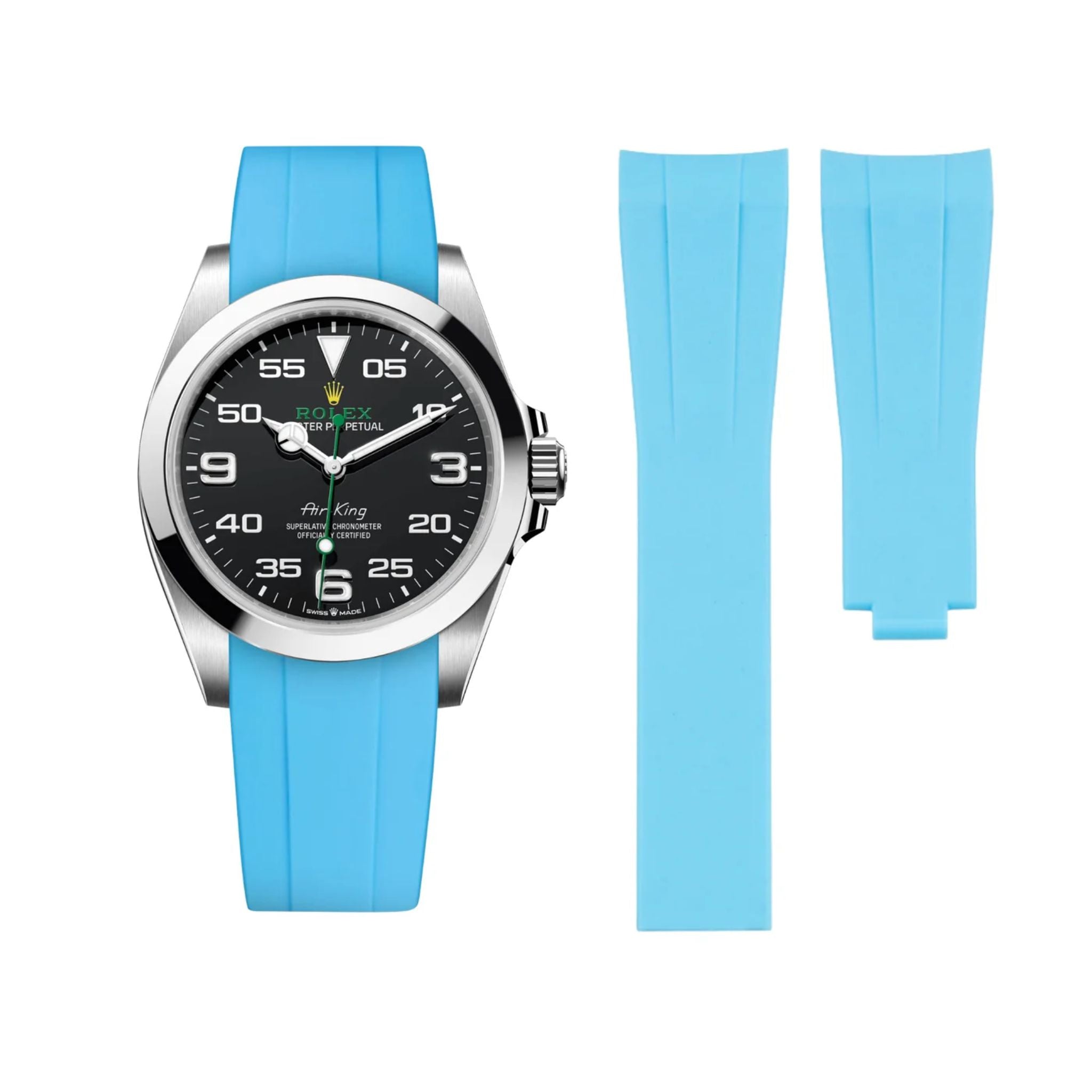 Air-King Strap in Light Blue Helvetus® Switzerland