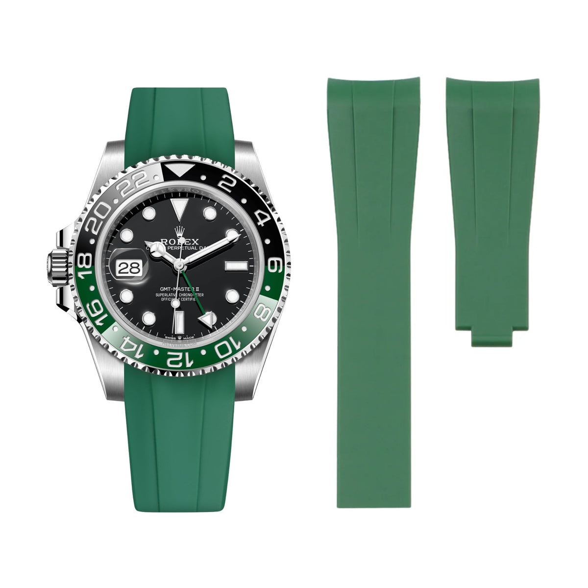 Green Strap for GMT-Master II Rolex - Helvetus® Switzerland