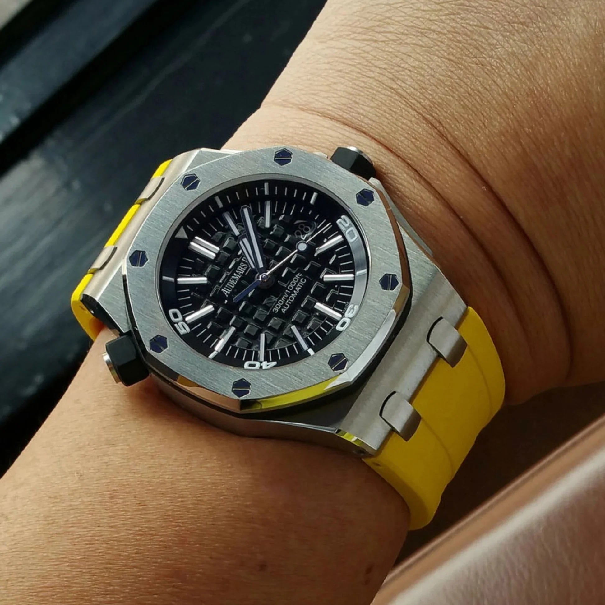 helvetus audemars piguet rubber strap