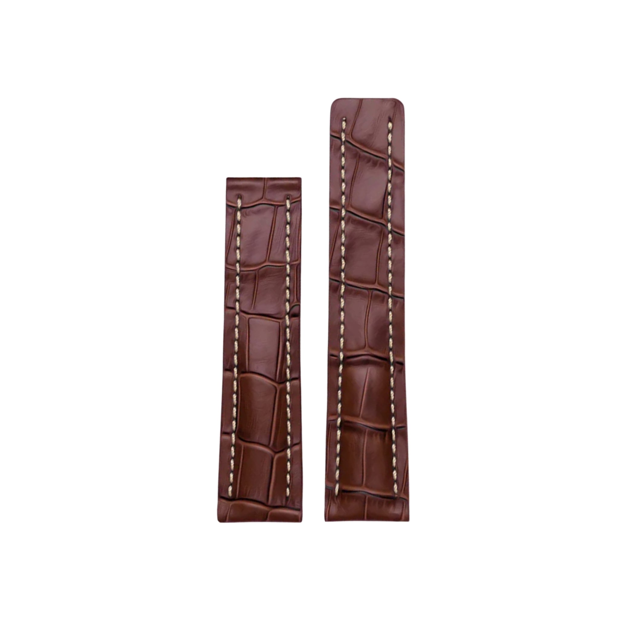 Leather Strap - For Breitling Watches - Brown - Helvetus