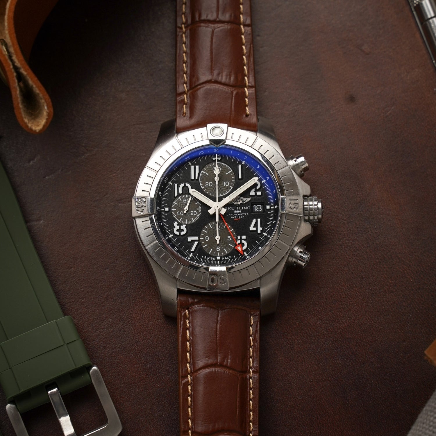 Leather Strap for Breitling Watches in Brown – Helvetus®