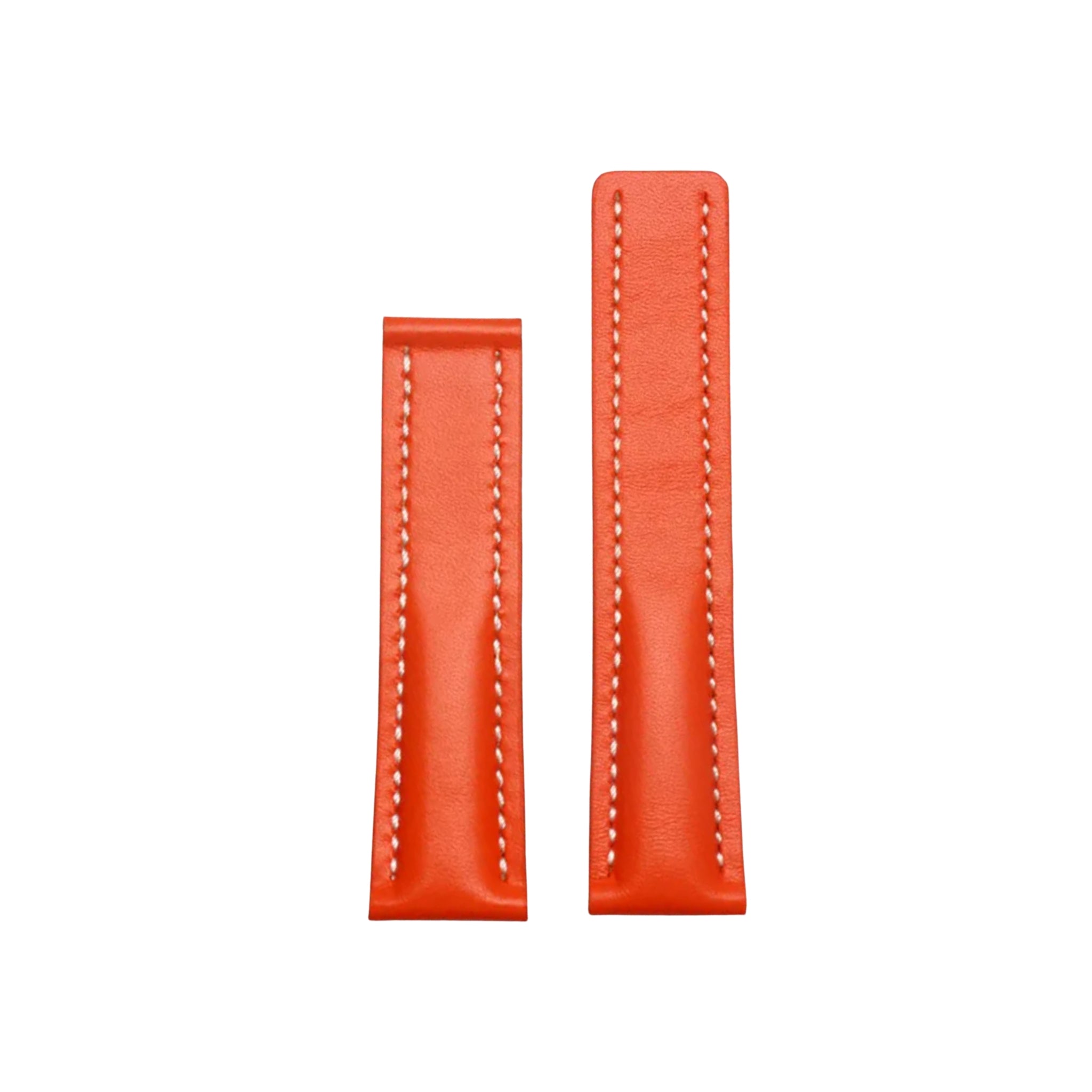 Leather Strap - For Breitling Watches - Orange - Helvetus